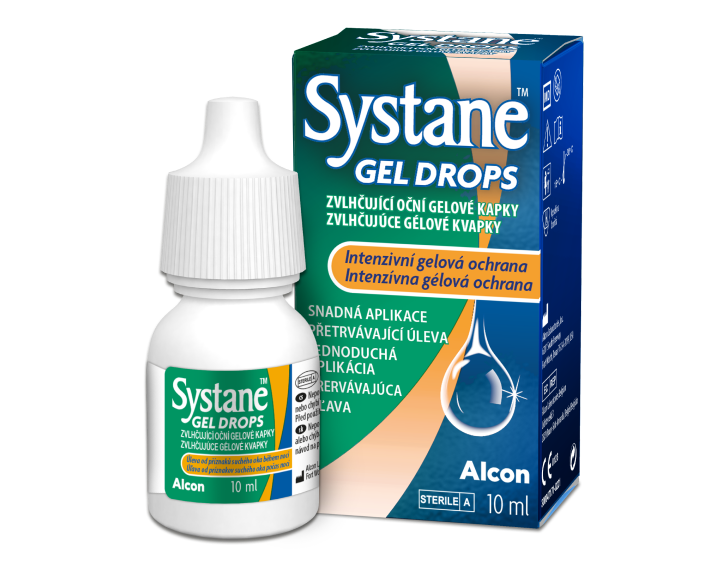 Systane® GEL DROPS pre dlhotrvajúcu úľavu pri závažných formách syndrómu suchého oka